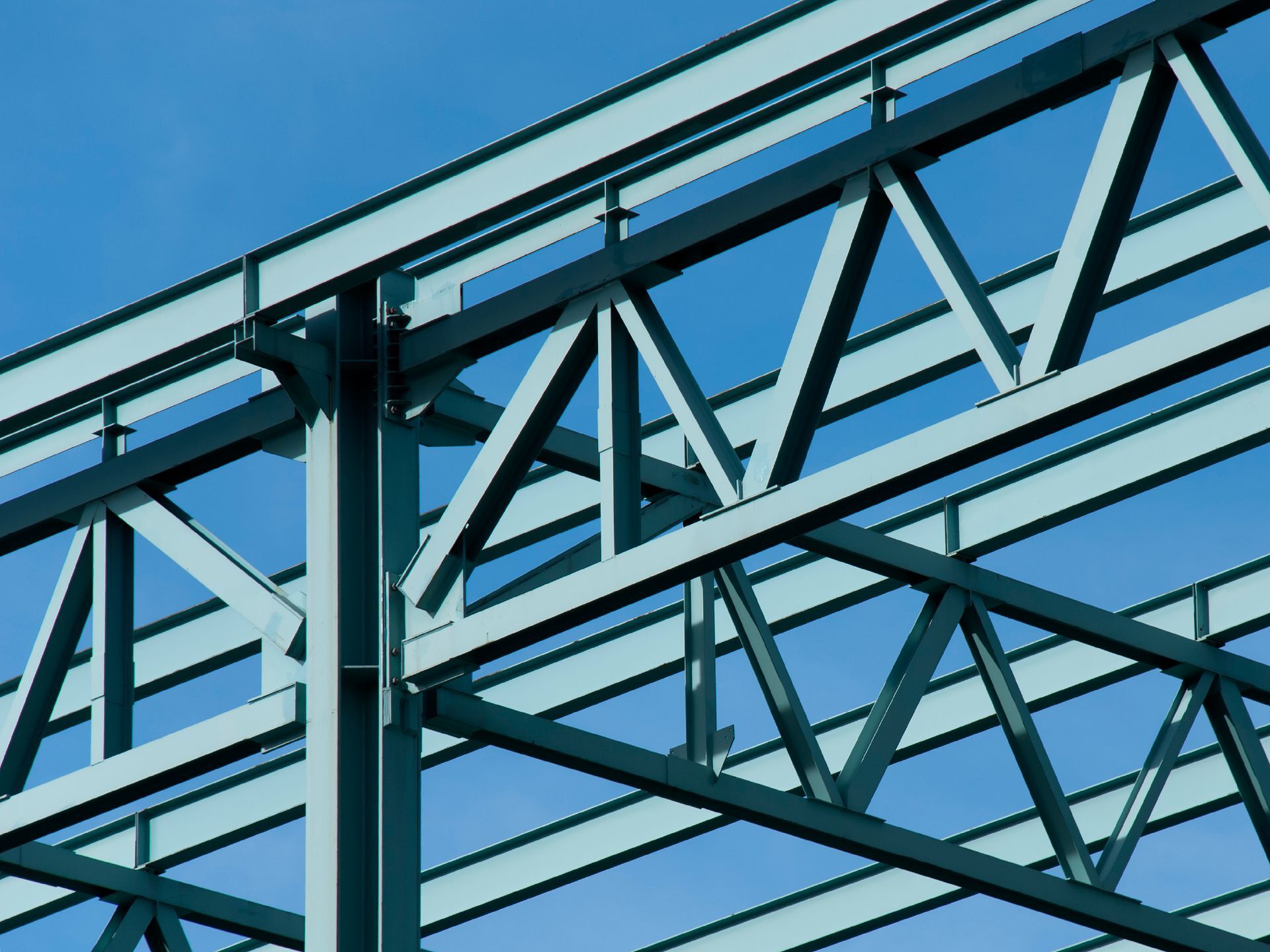 Industrial steel structure 