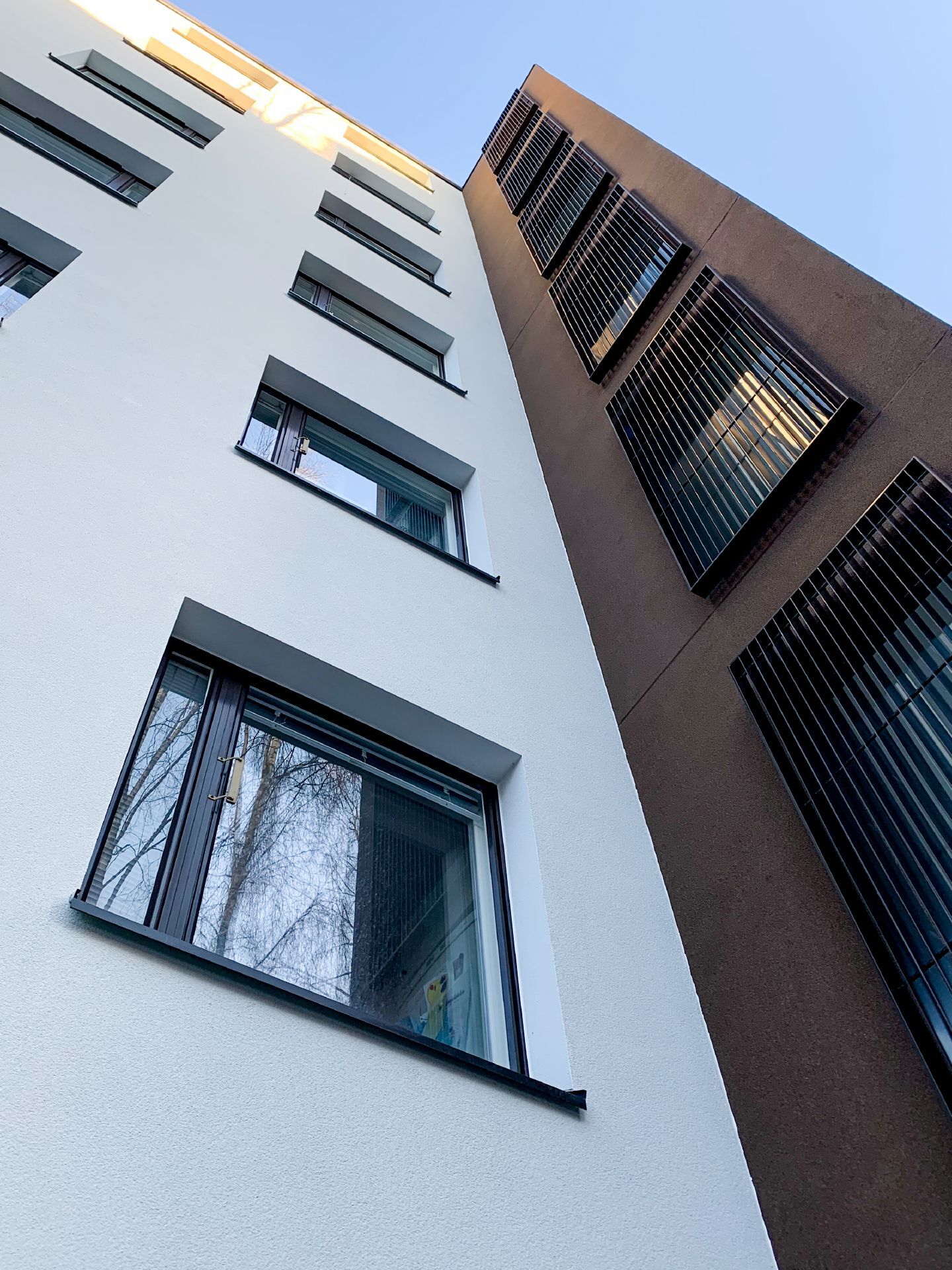 Apartment building painted with Tikkurila Finngard