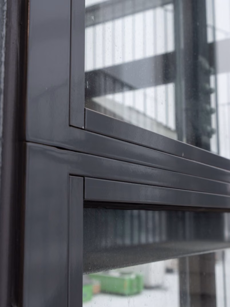 Steel structure of a building