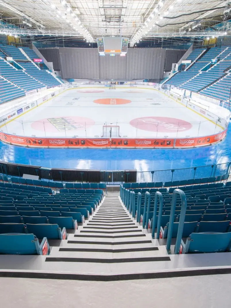 Coating solutions for floor surfaces in sports arenas and ice hockey centres