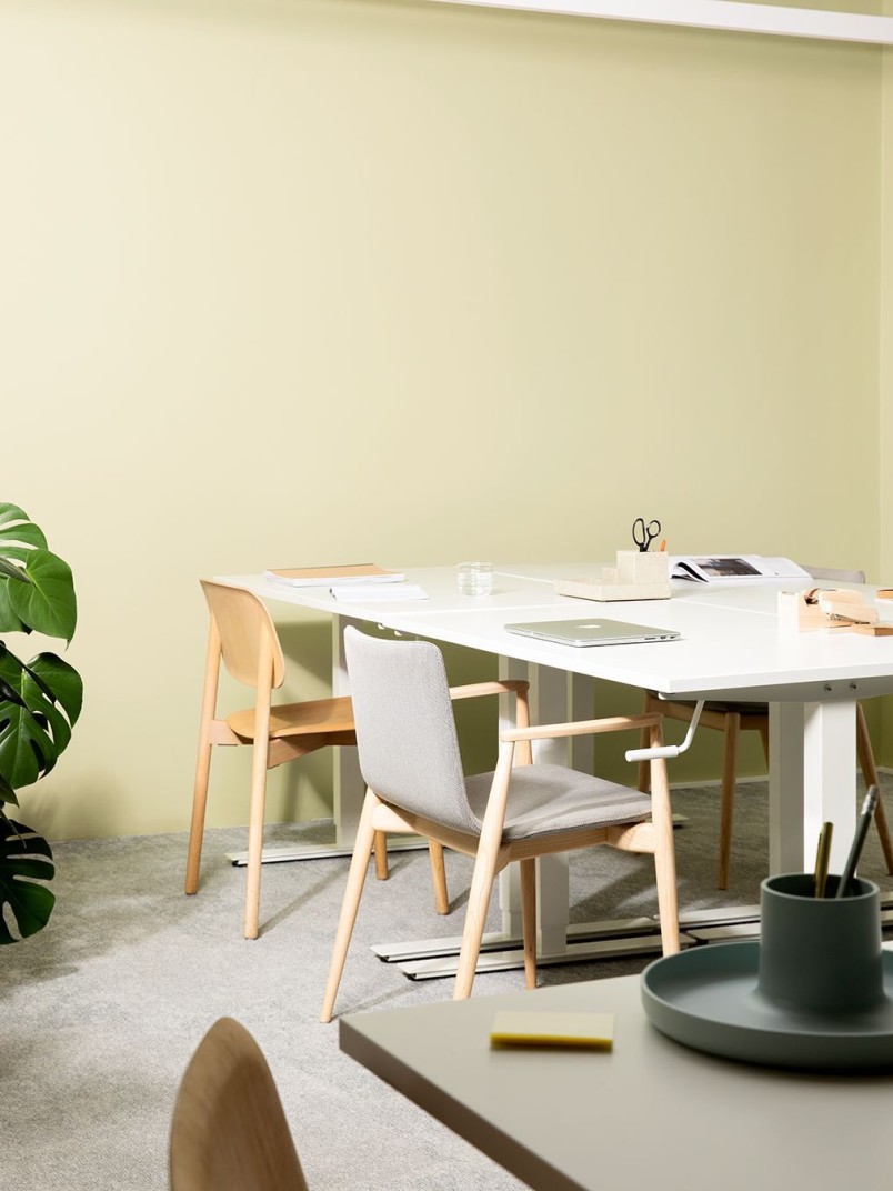 Office makeover is made with colours