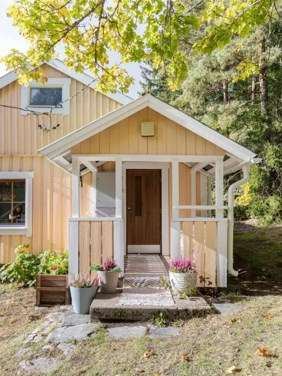Beautiful yellow cottage