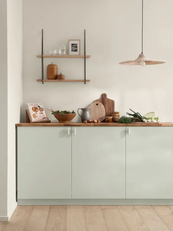 interior trends green colour in kitchen