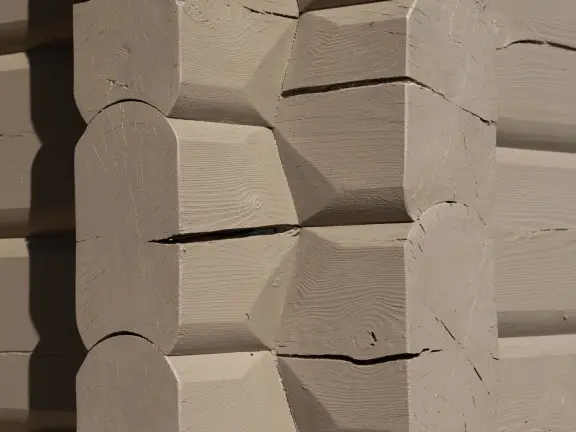 Log house painting