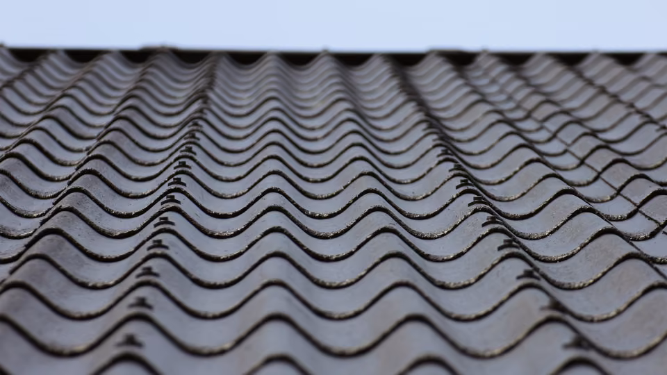 Fibre cement roof