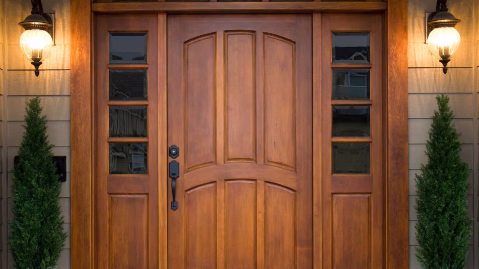 Wooden doors