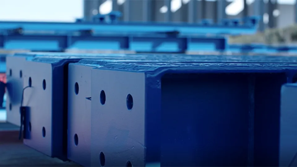 Painted metal object