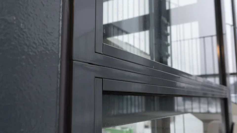 Steel structure of a building