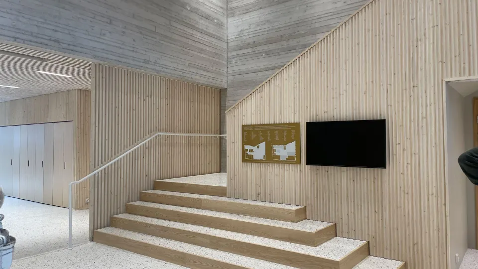 Interior wooden boards