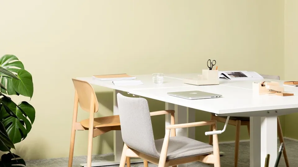 Office makeover is made with colours