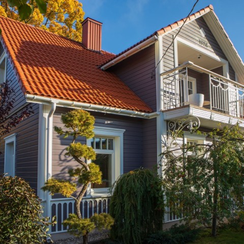 Exterior wood and roof repainting