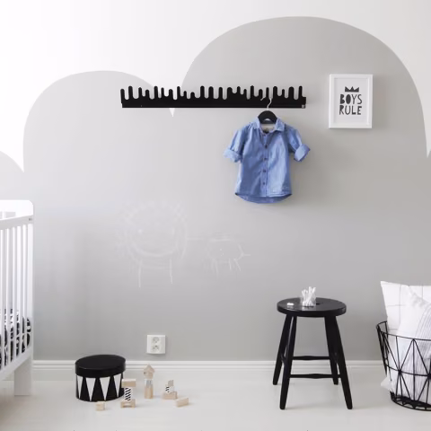 Blackboard wall for kids room