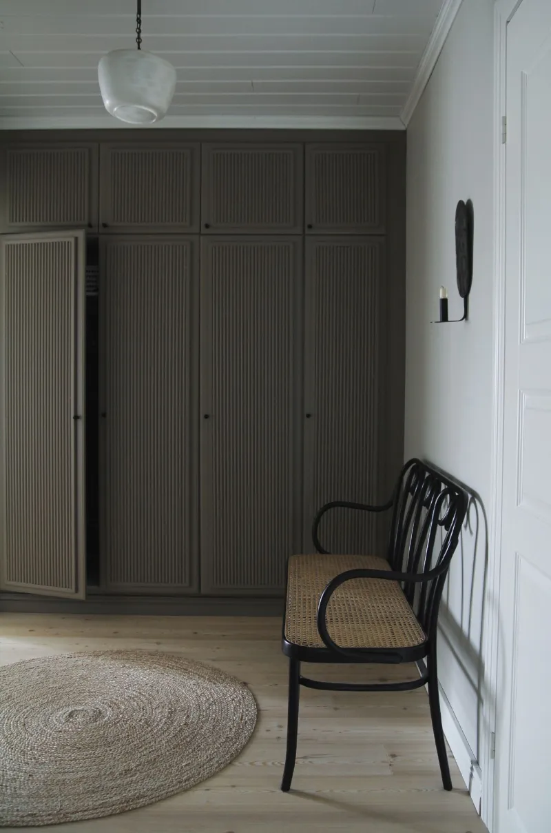 The hall after the makeover. 